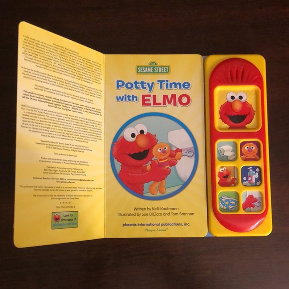 Sesame Street Potty Time with Elmo (Potty Training Sound Book) - Picture 4 of 9